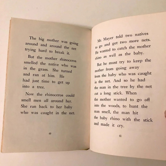 Vintage 1959 Big Bigger Biggest  Dolch First Reading Book Giraffes - Picture 13 of 16